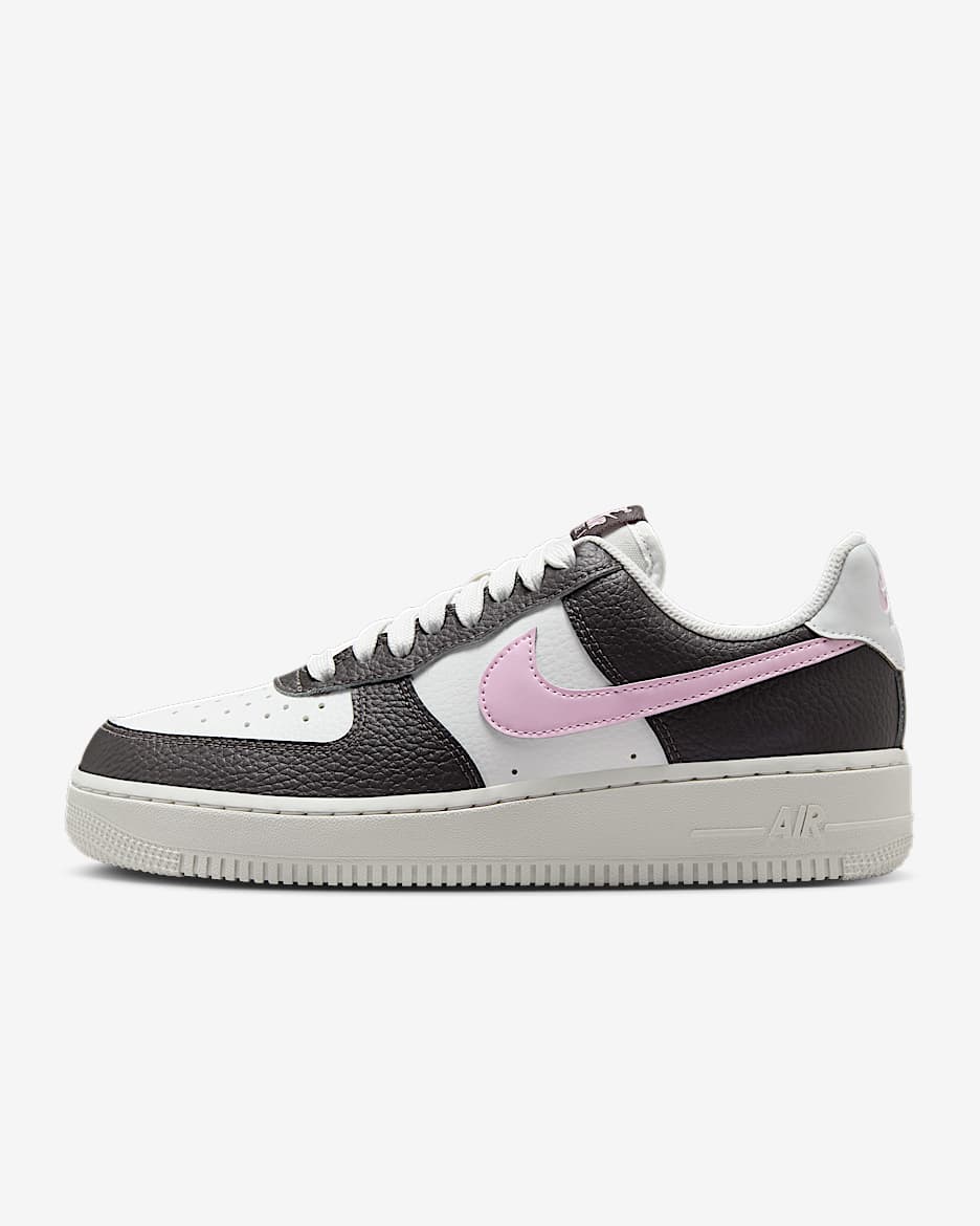 NIKE ☆ Air Force 1 ‘07 WMN'S ‘Pink Rise’ Women's Air Force 1 '07 Next Nature Sneakers in White/Pink